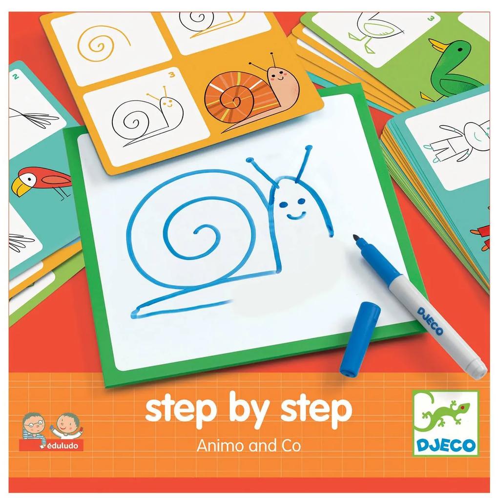 Step by step Animais, da DJECO multicolor
