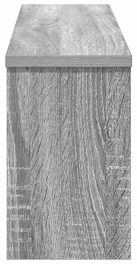 Cabideiro de Parede Sonoma cinzento 75 x 16 x 26 cm