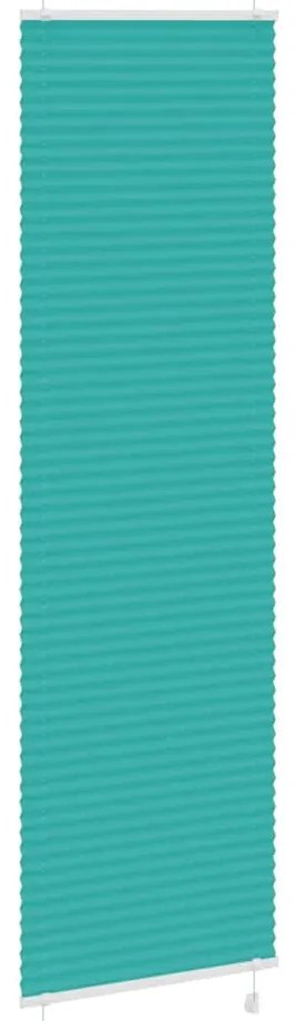 Plissado Cego Gasolina verde 55x200 cm Largura Tecido 54,4 cm