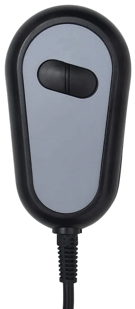 Poltrona de massagens elétrica tecido castanho-escuro