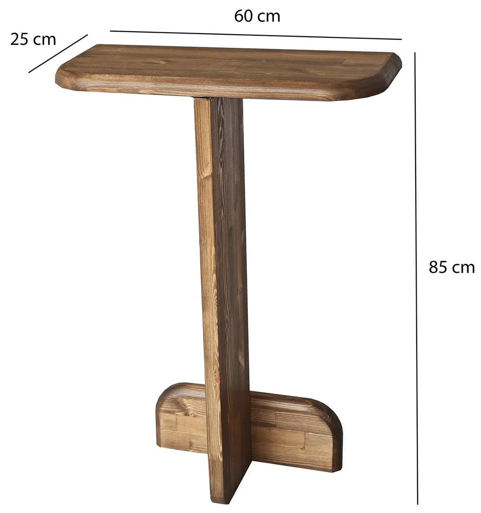 Cômoda Pratico – Nogueira – 80x85x25 cm