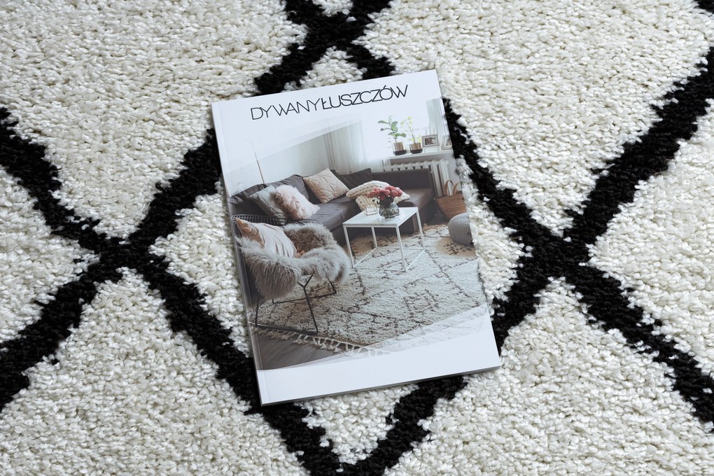 Tapete, Passadeira BERBER CROSS branco - para cozinha, ante-sala, corredor