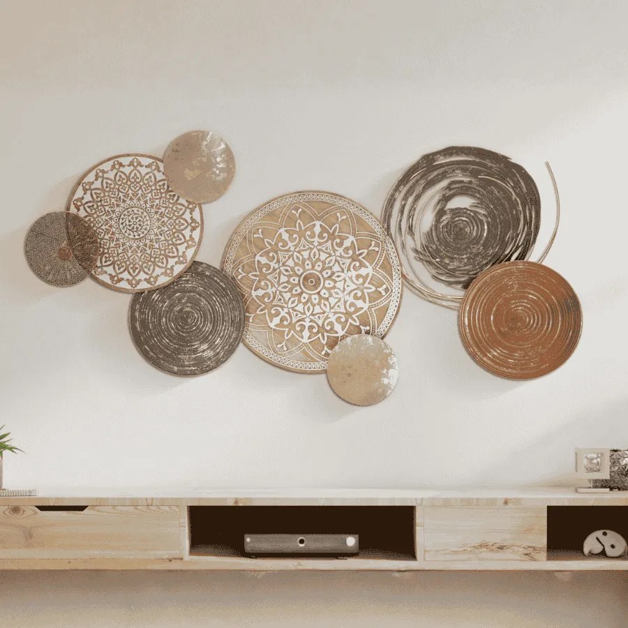 DECORAÇÃO DE PAREDE BOHO CM 167,6X8,9X80,6 MULTICOR