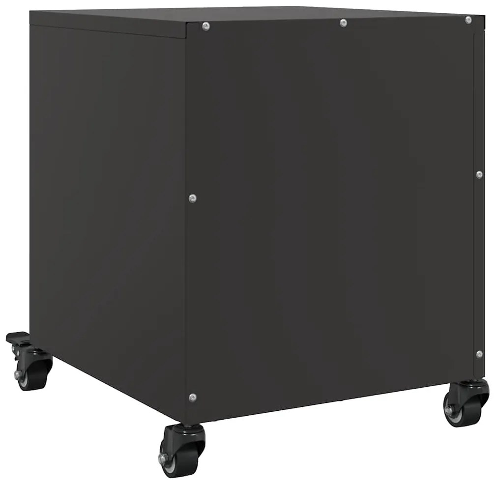 Mesa de cabeceira 36x39x43,5 cm aço preto