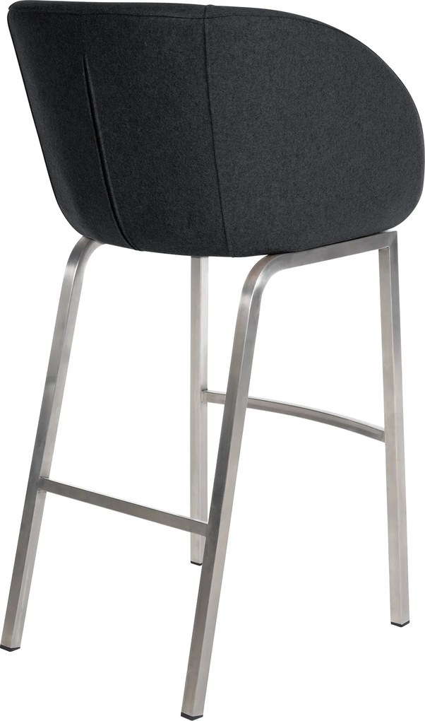 Banco de bar Rockhill E Feltro antracite