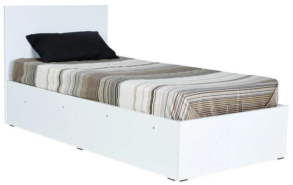 Estrutura de Cama Hidráulica/Otomana "President" - 90x190 cm - Branco
