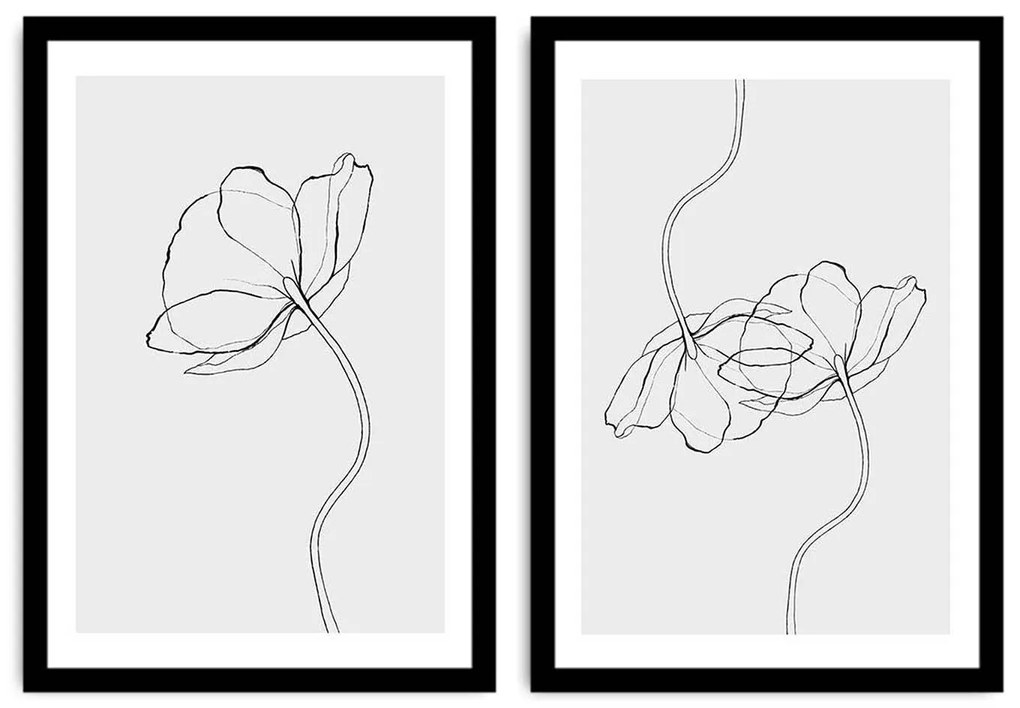 Pintura Decorativa em MDF com Moldura 2Psctcız-008 – Multicolor – 36 x