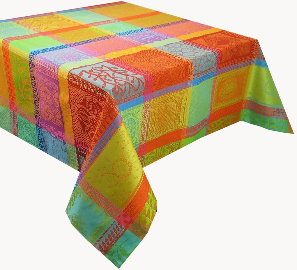 Toalha de mesa jacquard Mille Wax Creole