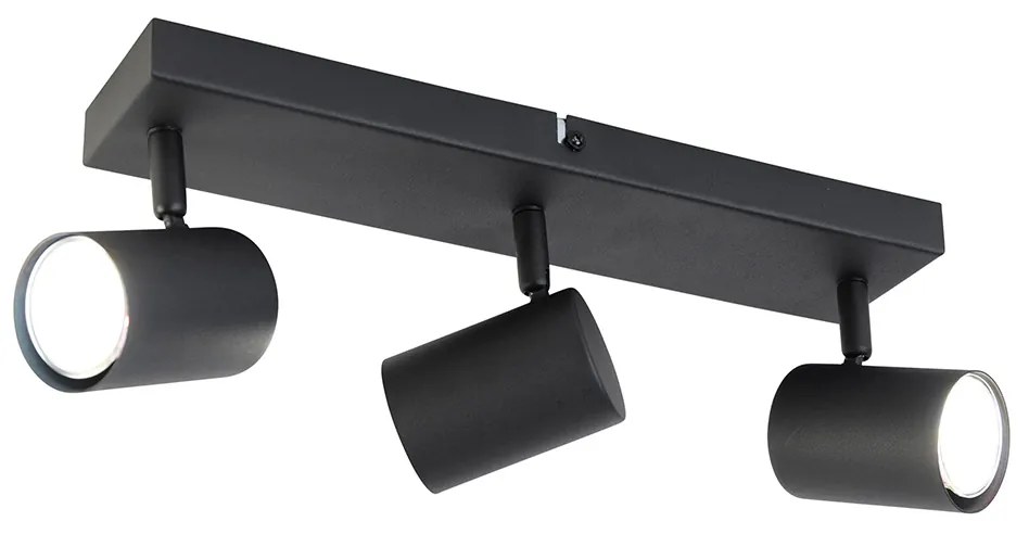 LED Candeeiro de teto inteligente preto retangular incl. 3 Wifi GU10 - Jeana Moderno