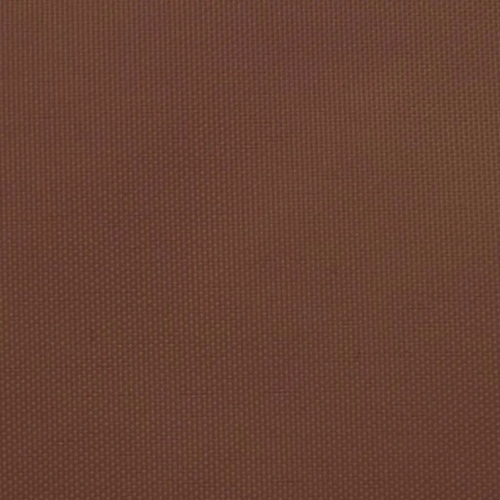 Para-sol estilo vela tecido oxford trapézio 2/4x3 m terracota
