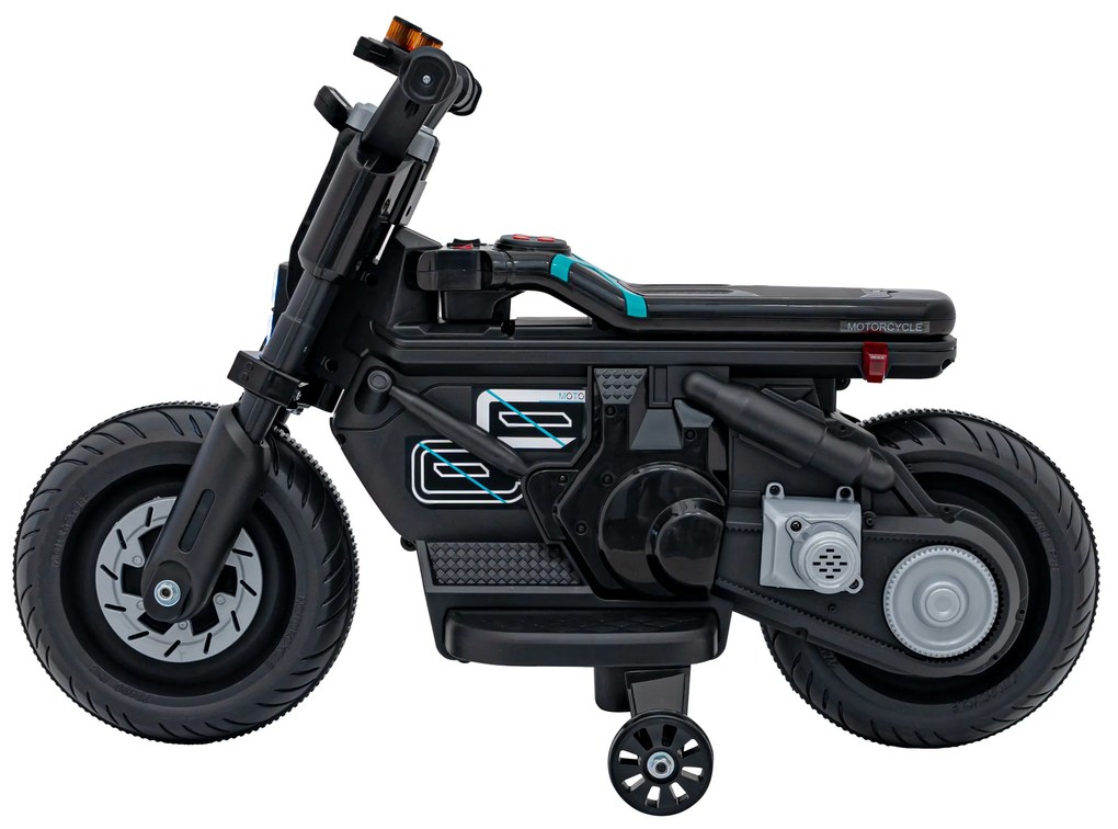Mota elétrica para crianças 6V, Future 88, 3 a 5 anos Preta