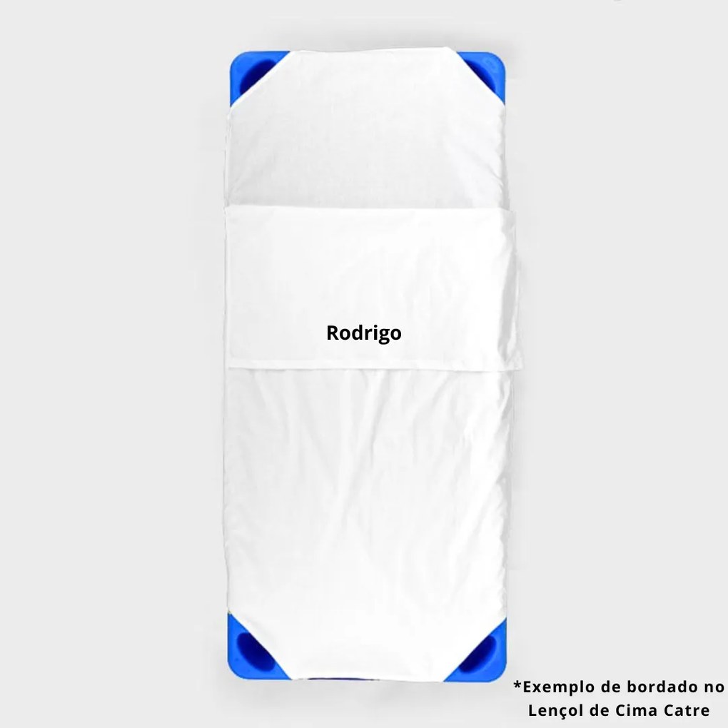 Lençol para Catre 100% algodão Personalizado