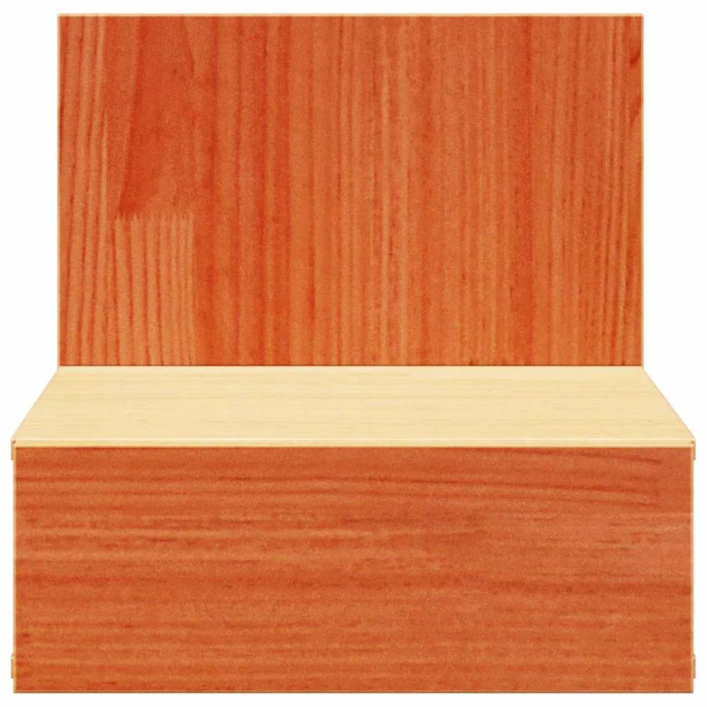 Mesa de Cabeceira Montada na Parede 2 pcs Castanho-mel
