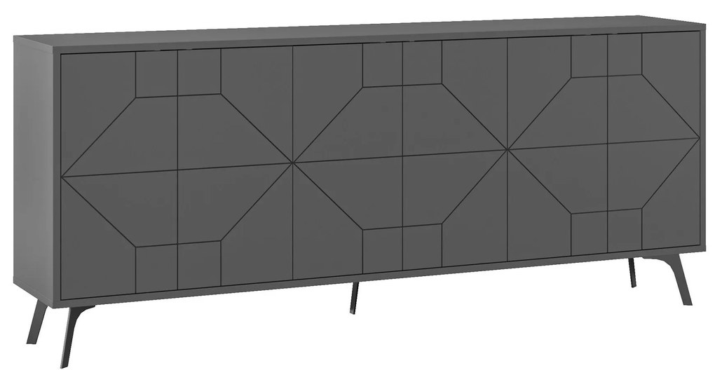 Console Dune – Anthracite – 183,8x77,4x35 cm