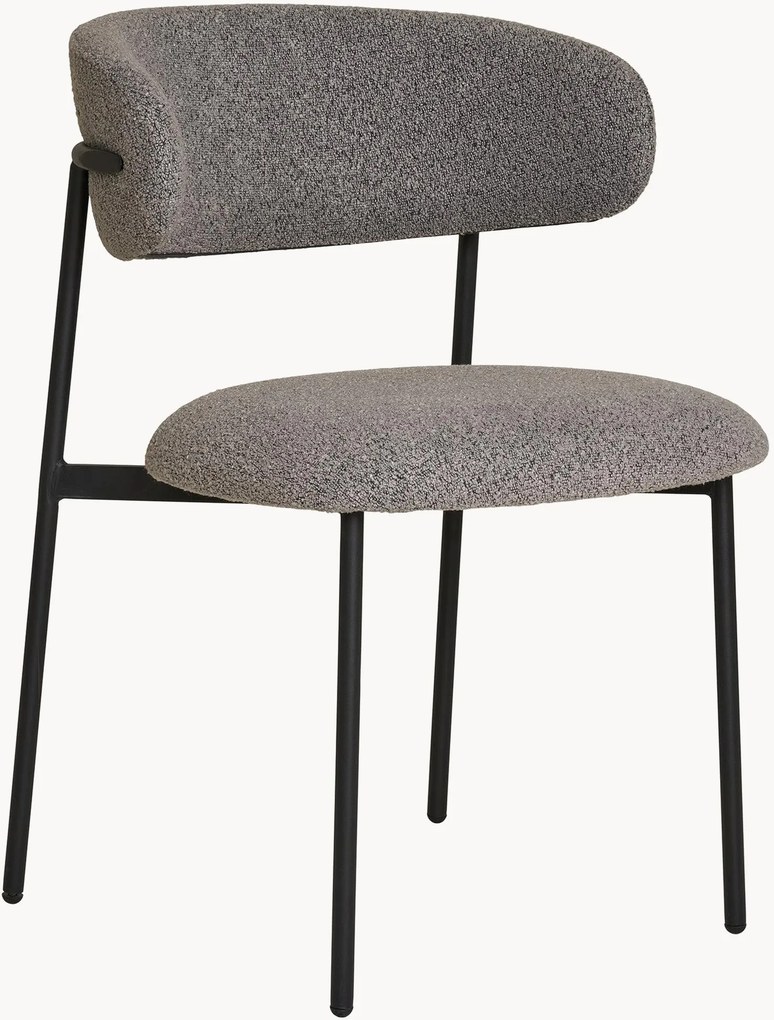 Cadeiras de jantar em bouclé Mira, conjunto de 2
