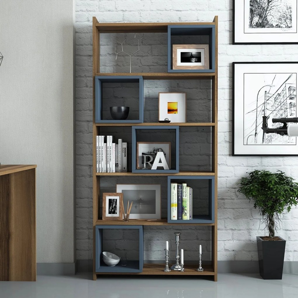Estante Box – Nogueira – 80 cm x 170 cm x 22 cm