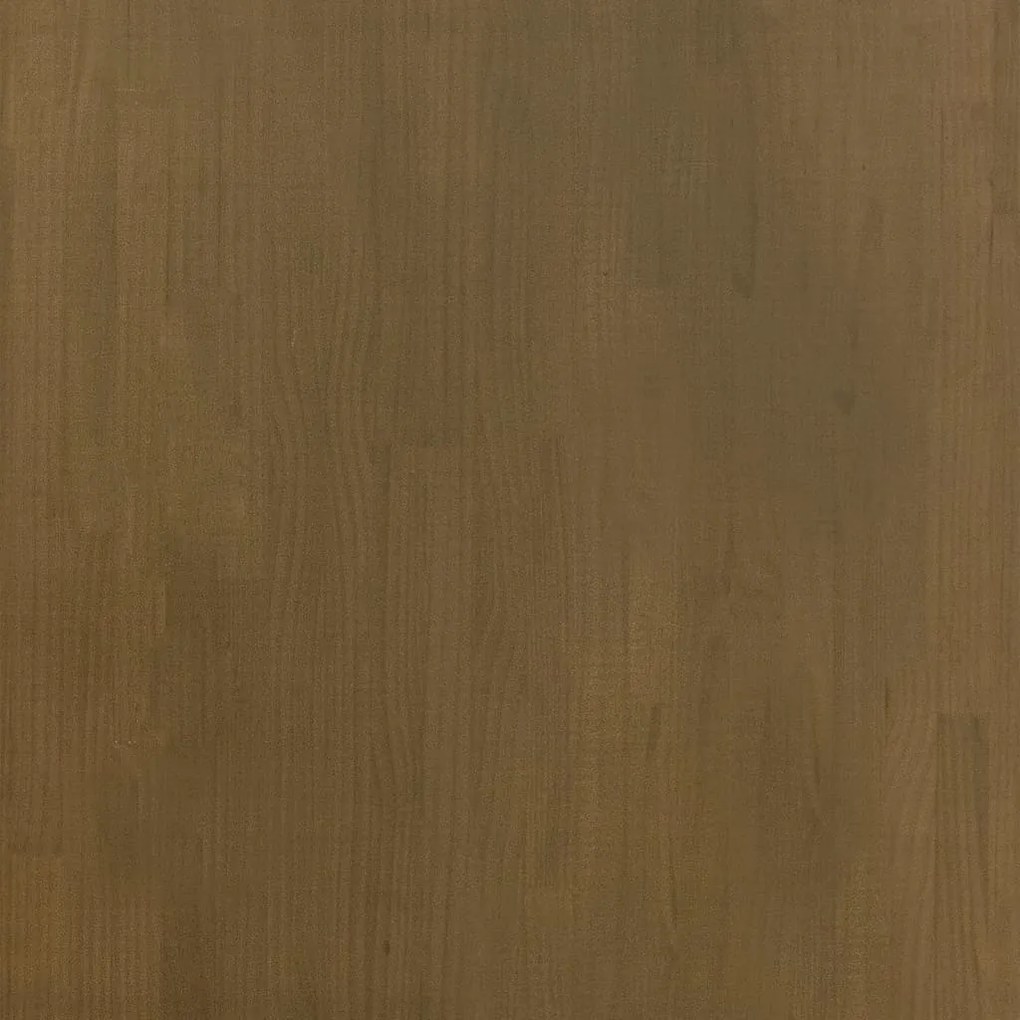 Mesa de cabeceira 60x36x64 cm pinho maciço castanho mel