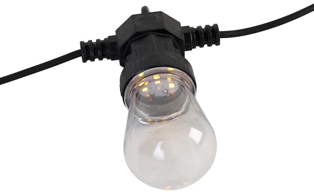 Cabo farpado LED 10 m ST45 fontes de luz 10 luzes com controle remoto - Chill Moderno