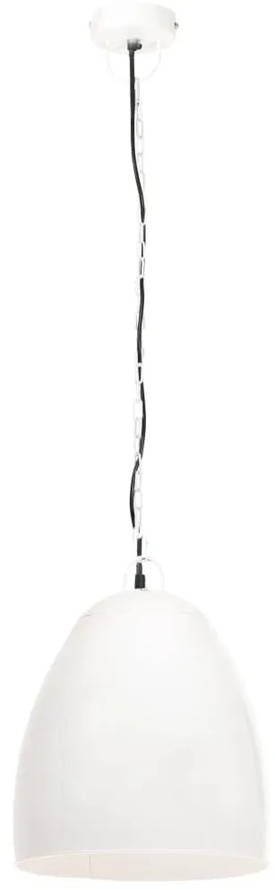 Candeeiro teto industrial redondo 25 W 42 cm E27 branco