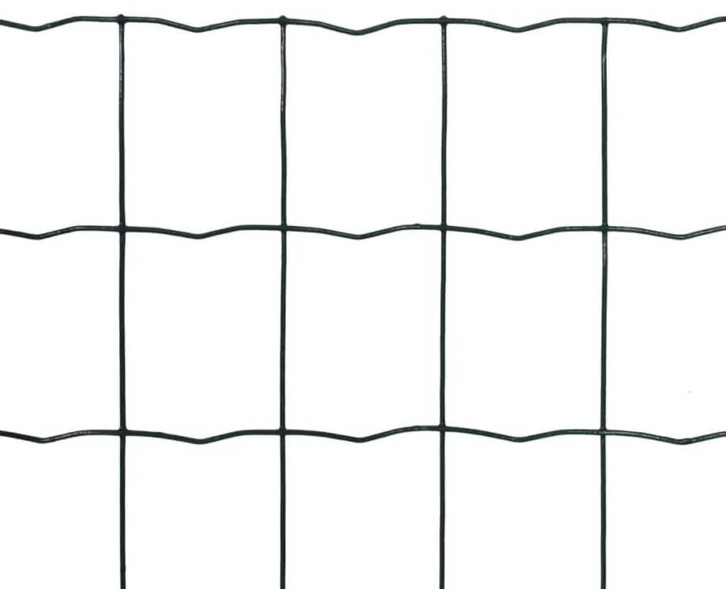 Cerca 25 x 1,5 m aço verde