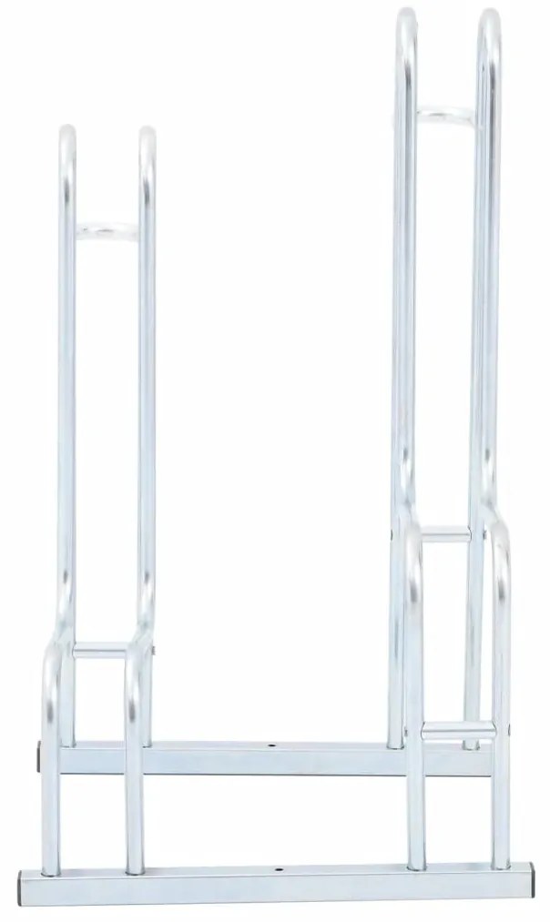 Suporte independente para 2 bicicletas aço galvanizado