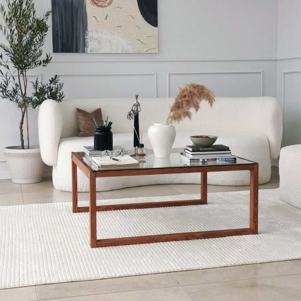 Mesa de Centro Via – Madeira – 90 cm x 40 cm x 90 cm