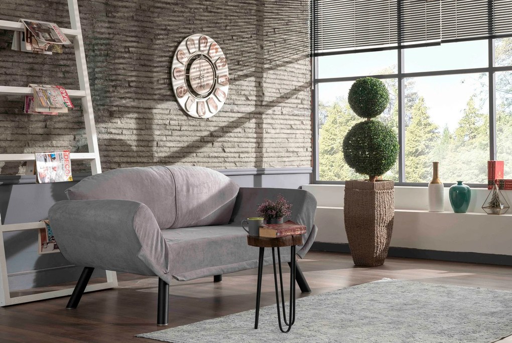 Hall Stand Viyana DA – Nogueira e Antracite – 150x200x35 cm