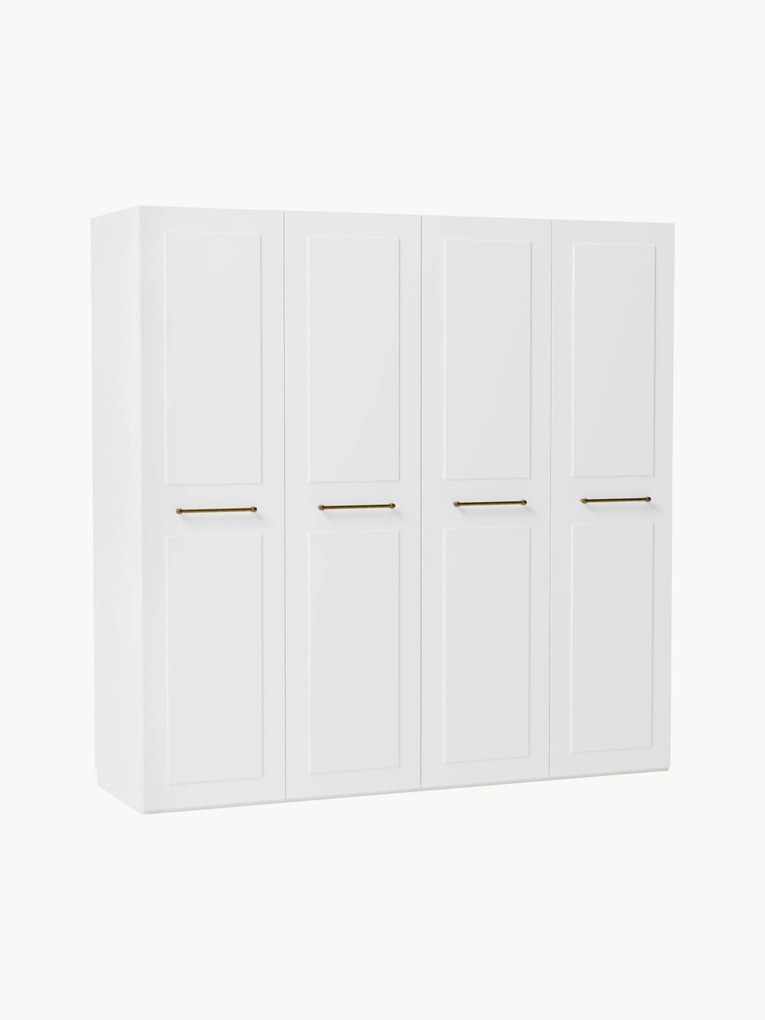 Roupeiro modular com portas articuladas Charlotte, L 200 cm, vários tamanhos