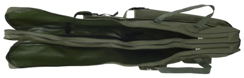 Saco para cana de pesca 150 cm tecido oxford verde-escuro