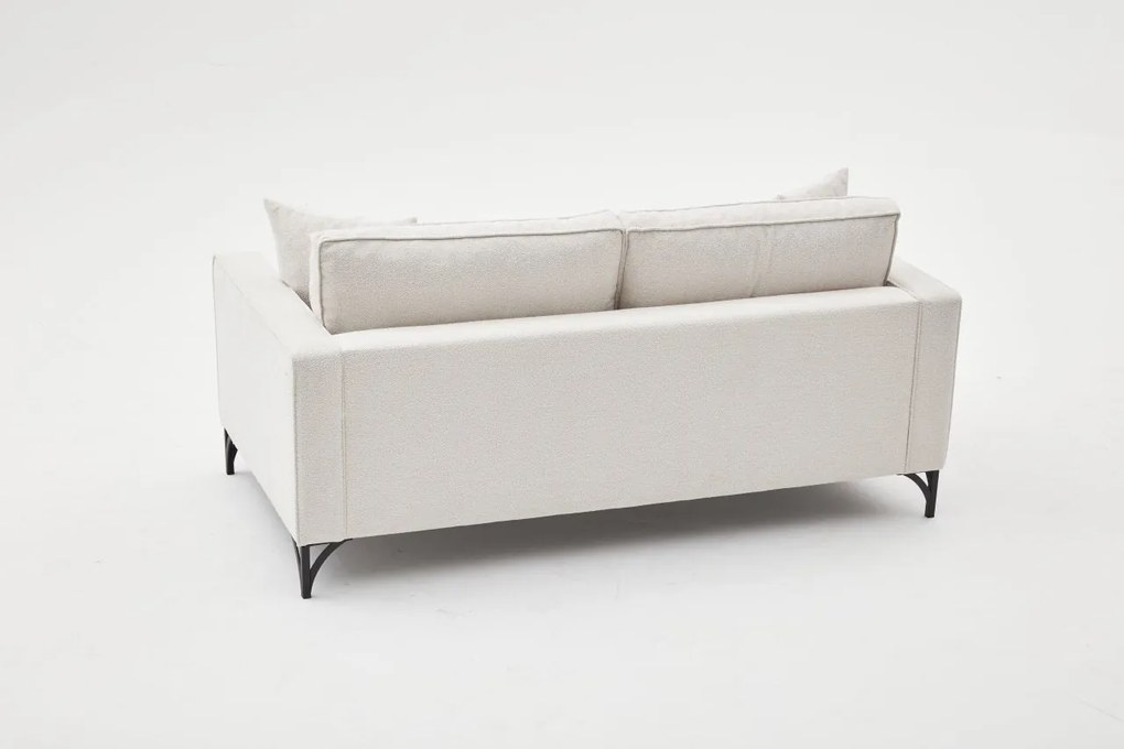 Sofá de 2 Lugares Berlin – Creme – 180x83x91 cm