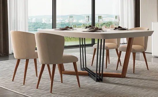 Mesa de Jantar extensível Paris/Nova york