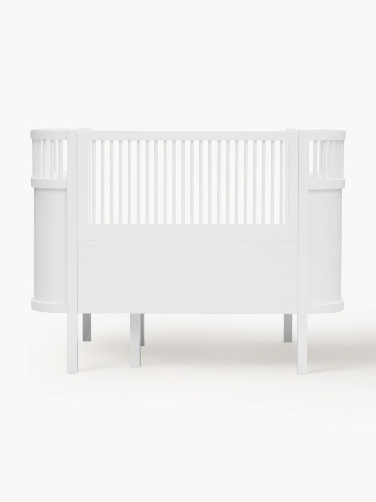 Cama de bebé extensível em madeira de bétula Baby & Jr., 70 x 110/150 cm