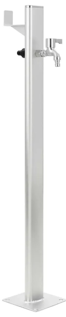 vidaXL Coluna de água para jardim em alumínio 95 cm