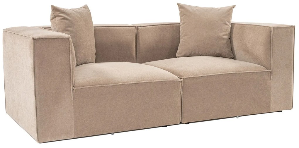 Sofá de 2 Lugares Sora – Cappuccino – 190 cm x 65 cm x 95 cm