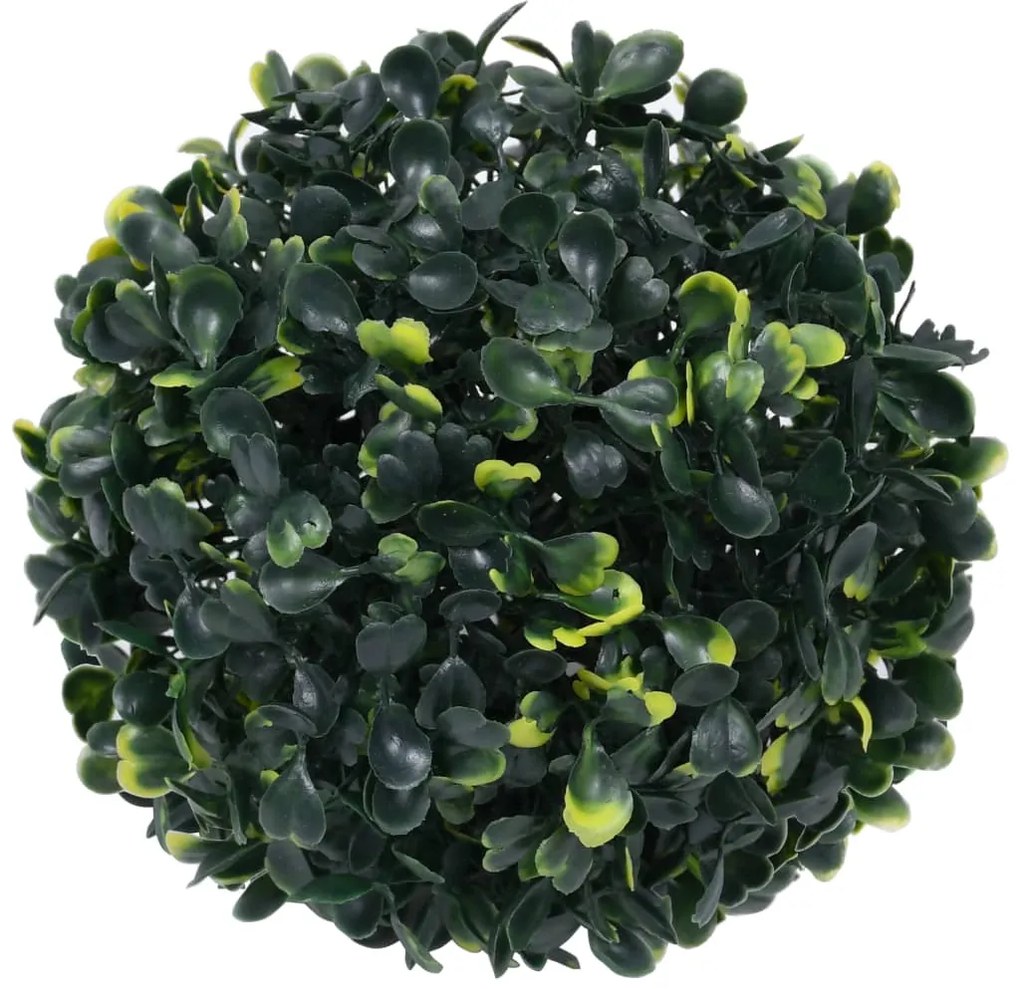 Bolas de buxos artificiais 4 pcs 12 cm