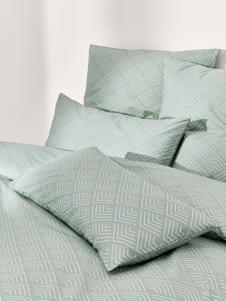 Capa de edredão em algodão com padrão gráfico Milano