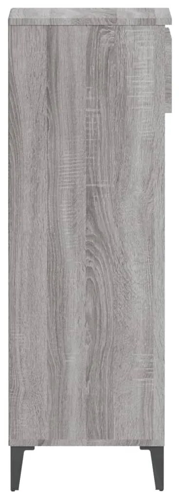 Sapateira 40x36x105 cm derivados de madeira cinzento sonoma