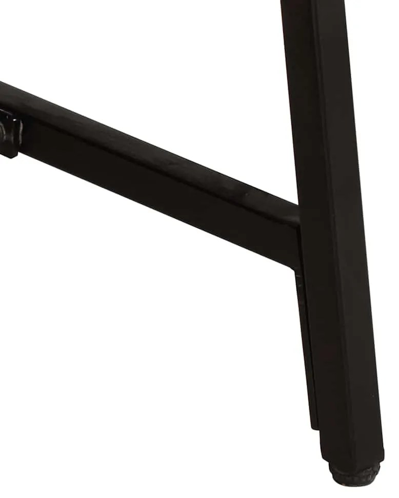 Mesa de jantar 160x80x75 cm madeira de mangueira maciça