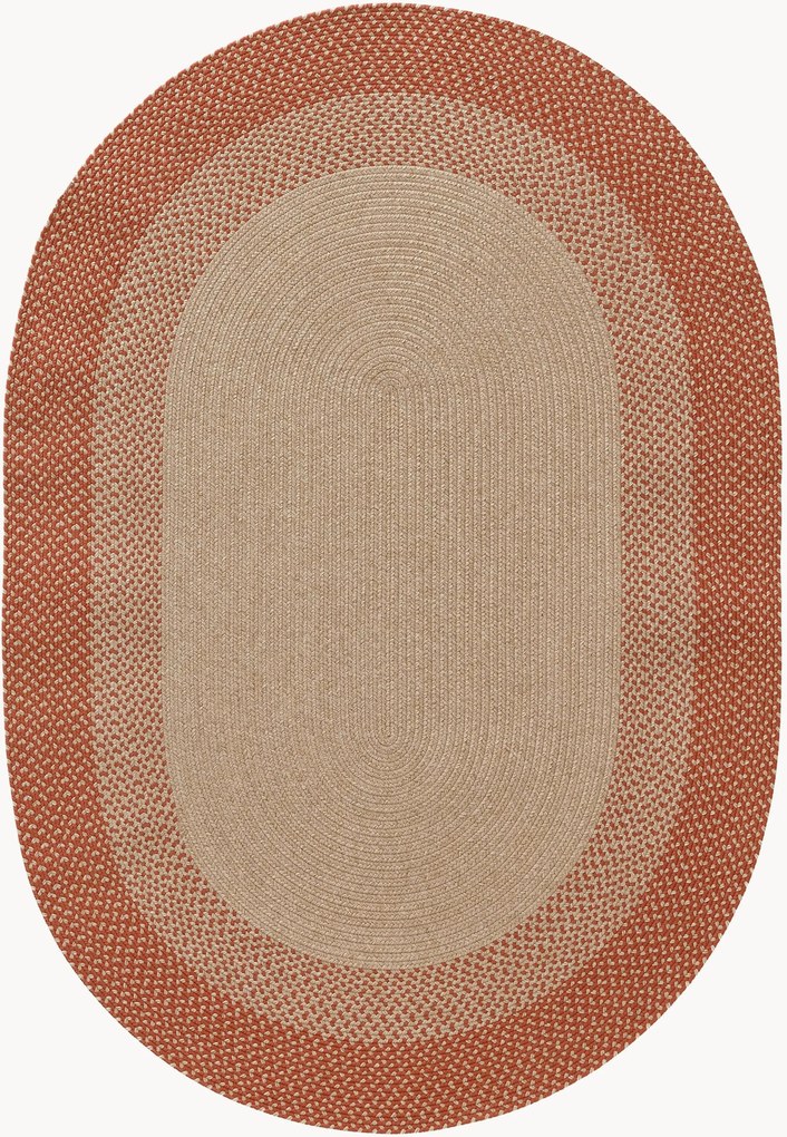 Tapete oval para interior e exterior Nandi