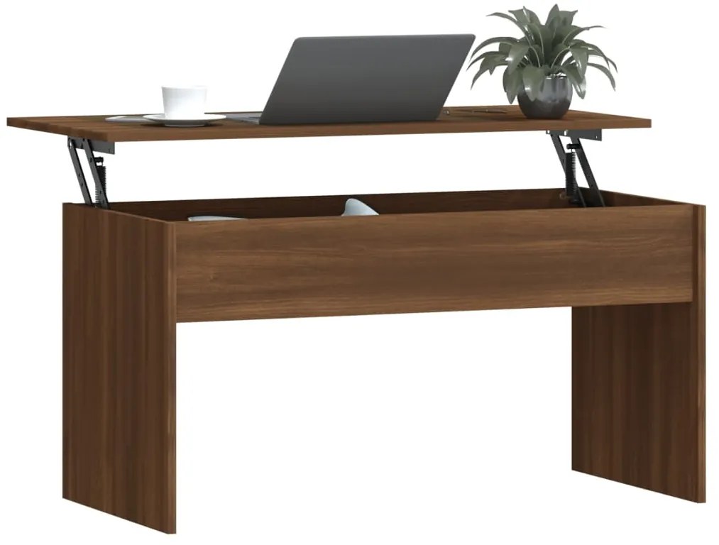 Mesa centro 102x50,5x52,5 madeira processada carvalho castanho