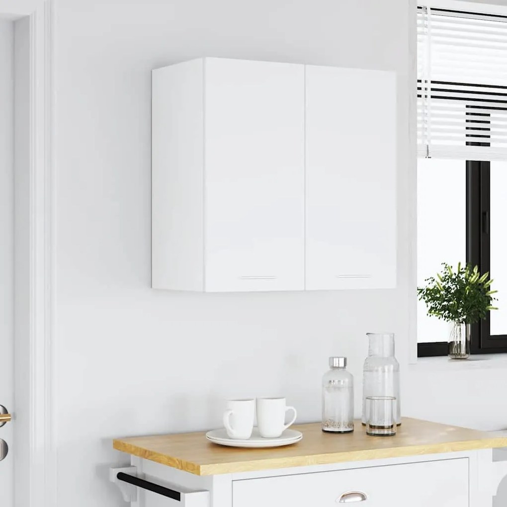 Armário de parede “Lyon” 60x31x60 cm derivados madeira branco