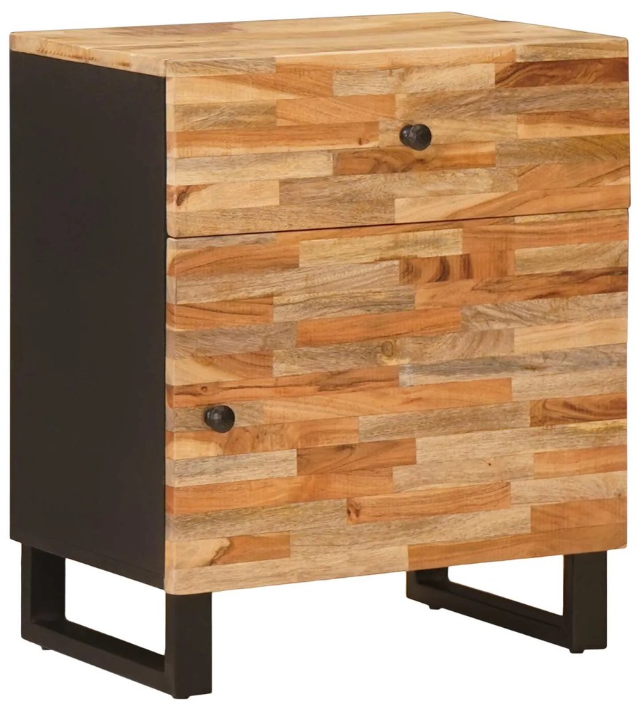 vidaXL Gabinete de Cama com gaveta Castanho 50 x 33 x 60 cm