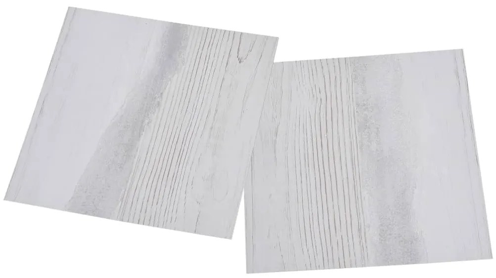 Tábuas de soalho autoadesivas 20 pcs 1,86m² PVC cinzento-claro