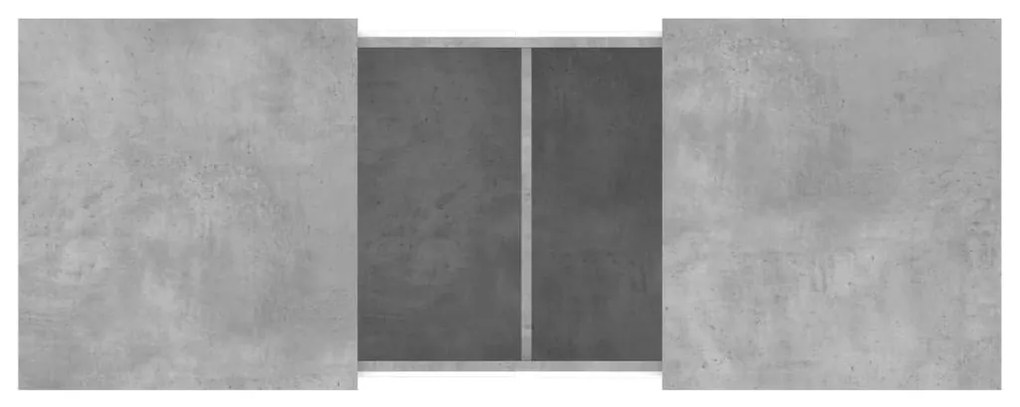 Mesa de centro 100x55x40 derivados de madeira cinzento cimento
