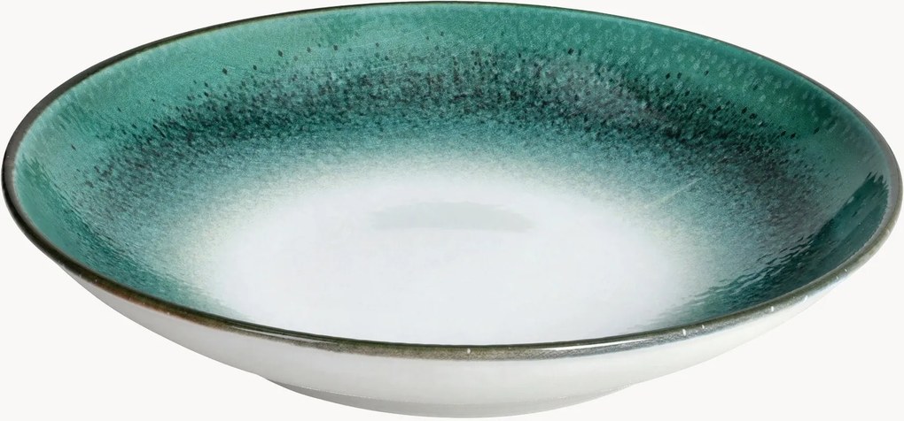 Pratos de massa em porcelana Petra, conjunto de 6