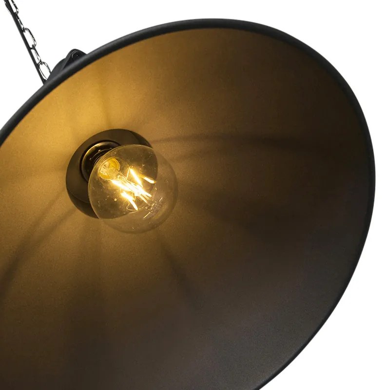 Candeeiro de suspensão industrial pequeno preto mate - Sicko Industrial,Moderno