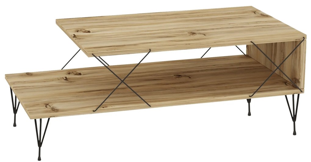 Mesa de Centro Loire – Carvalho – 100 cm x 40 cm x 50 cm