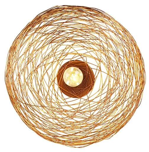 Candeeiro de teto design oval cobre - Sarella