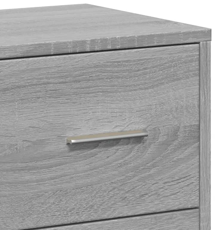 Aparadores 2 pcs 60x31x84 cm derivados madeira cinzento sonoma