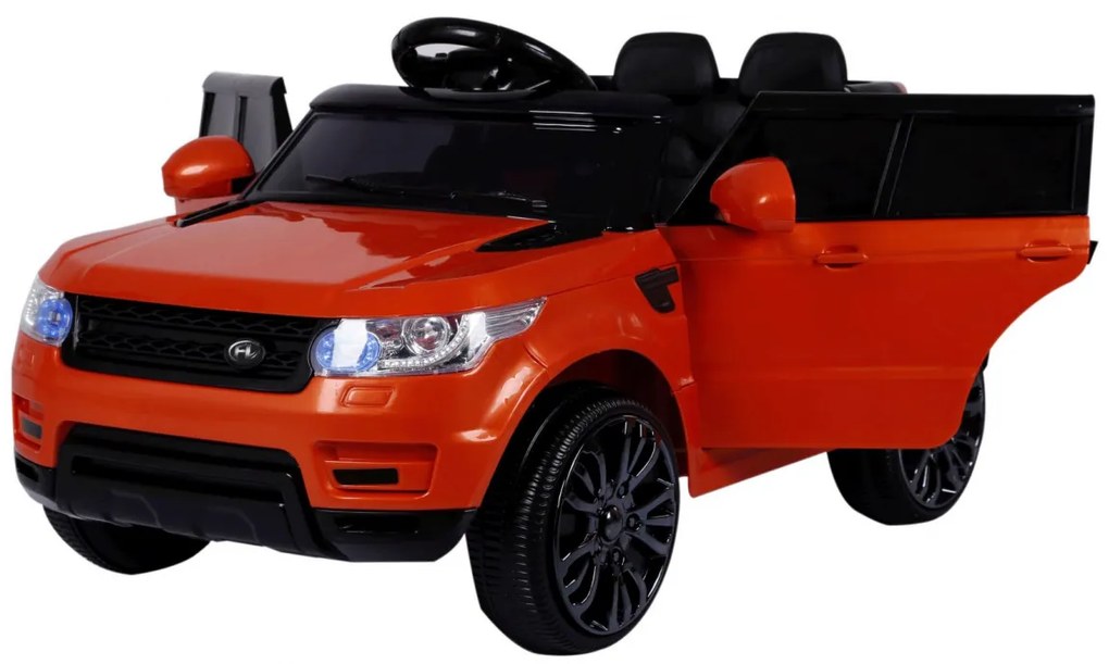 Carro elétrico para Crianças Start Run, 12V Rodas e assento plástico Laranja